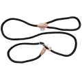 Supersoft Rope Slip Lead 8mm X 60" Black Dog & Co